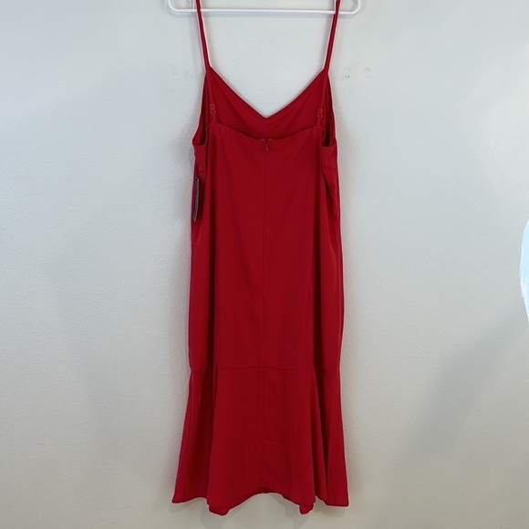NWT Lulus Lovely Lilies Red Midi Dress - Picture 6 of 13